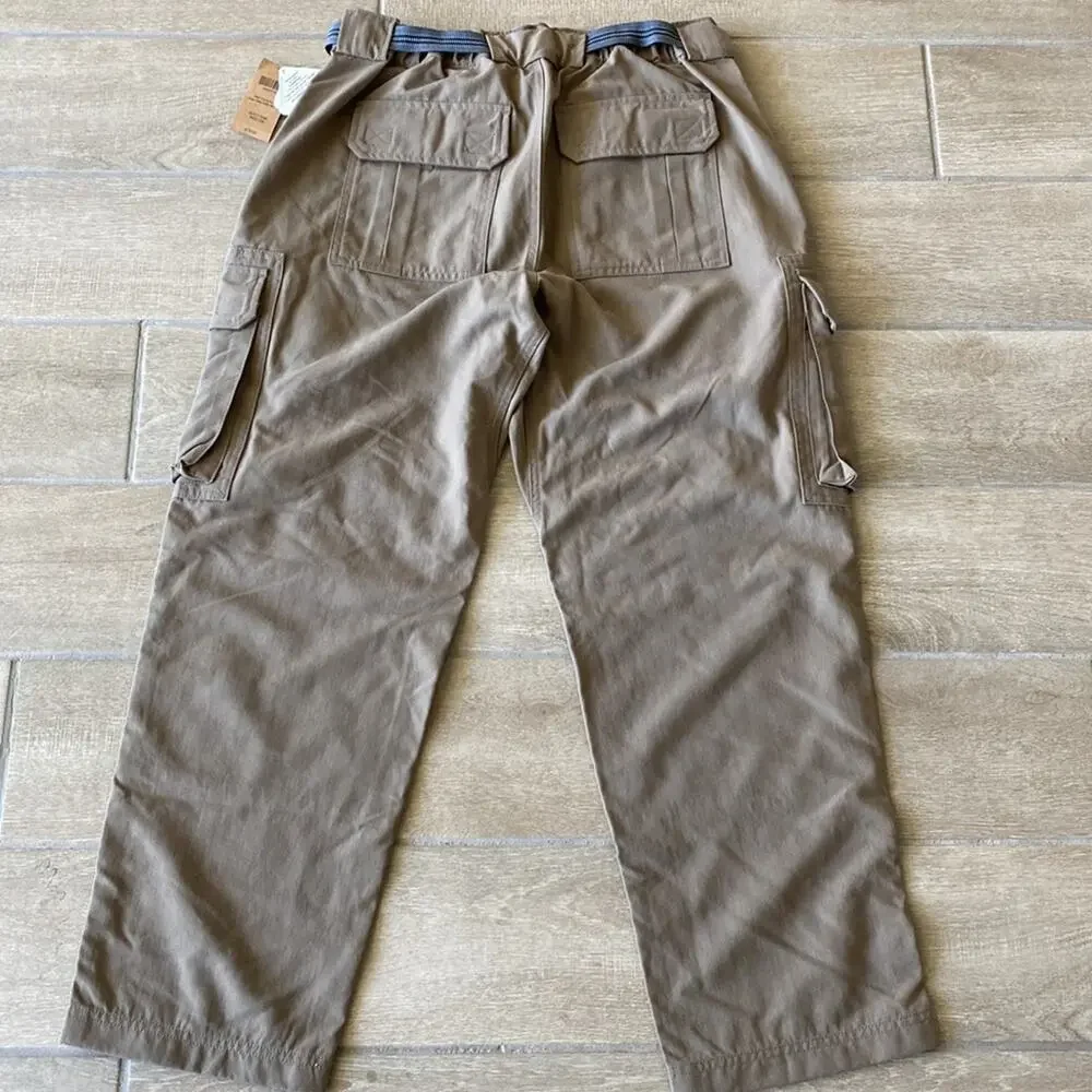Duluth Trading Mens Dry on The Fly Cargo Pants in Bark Size: M